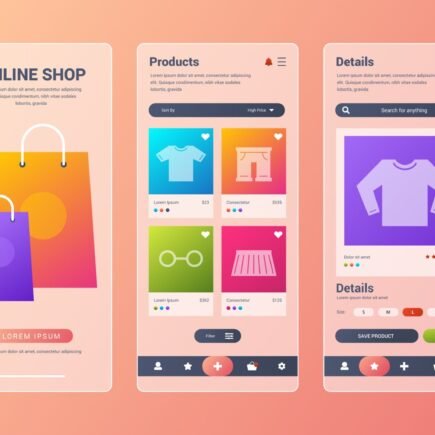 Full E-commerce Store UI (Desktop + Mobile interface)