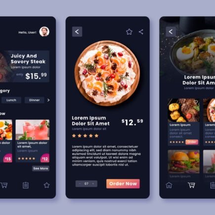 Mobile App Design (Web App version)